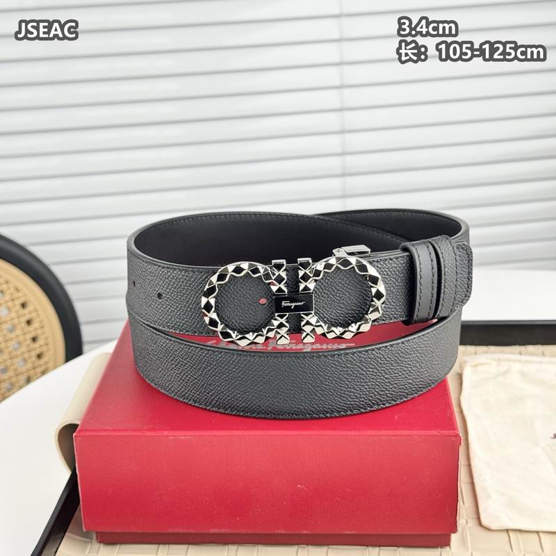 Ferragamo belt 34mmX105-125cm 8L18